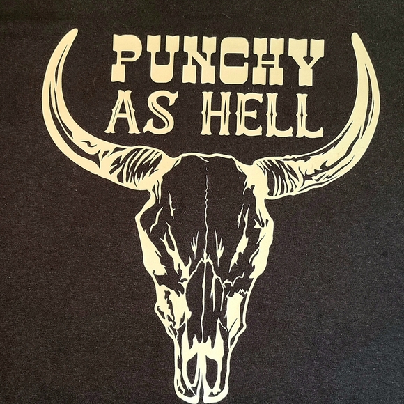 Punchy As Hell Graphic Tee - Black - Picture 2 of 12